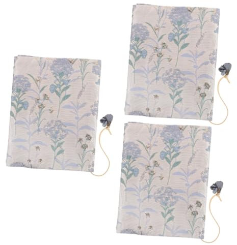 SEWACC 3st Bucheinband Aus Stoff Lehrbuchumschlag Stylischer Buchschutz Buchschutzhülle Buchumschläge Aus Stoff Buchtaschen Schützender Bucheinband Schützende Buchumschläge Buchcover Blue