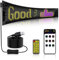 Devil Eyes LED Augen für LKW, Auto, DIY Car Dynamic LED Colorful Eye Lamp Soft Screen mit APP und Fernbedienung, RGB Programmierbar Bluetooth Leuchtreklame IP65 wasserfest Plus Size(92 * 374mm)