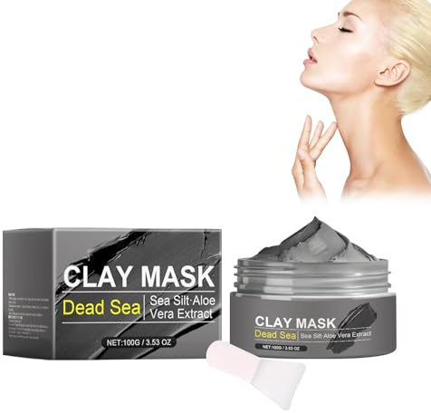 Totes Meer Schlammmaske,Dressing Hydro Mask, Reinigende Maske | Spendet Feuchtigkeit Und Reinigt Die Haut, Porentiefe Reinigung, Öl Kontrolle, Glattere, Strahlendere Haut