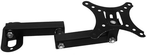 DIYEAH Support Mural TV Rotatif pour Écrans Support Fixe et Réglable pour Ordinateur avec Inclinaison et Rotation pour Vue