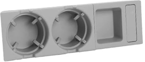 Car Center Console Cup Holder For BMW 3 Series E46 1998-2005 Car Water Bottle Storage Mounts Center Console Drink Holder Coin Tray Box Drink Holder(Grey)