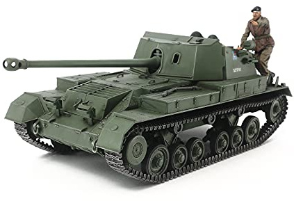 Tamiya 300035356-1:35 Brit. Jagdpanzer Archer 17pdr.,originalgetreue Nachbildung, Plastik Bausatz, Basteln, Modellbausatz, Zusammenbauen, unlackiert