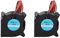 Jopto Lot de 2 ventilateurs radiaux de refroidissement pour imprimante 3D RepRap i3 12 V CC 2 broches