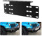 Nilight 90044B Universal License Heavy Duty Steel Front Plate Mounting Bracket Holder for Off-Road LED Work Lamps Lighting Bars