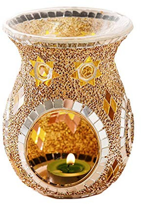 Duftlampe Teelicht - Duftlampen Aromalampen Aus Exquisites Glas, Kerzenhalter, Aromalampe Teelichthalter Duftlampe Für Wachsschmelzen Und Ätherische Öle