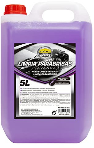 ABC Cleaners MOT20325LA Lave-glace anti-moustiques parfum lavande 1 bidon 5 litres, Lavanda, 1 UD