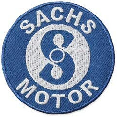 Sachs Motor Logo 8,0 cm Aufnäher zum Aufbügeln