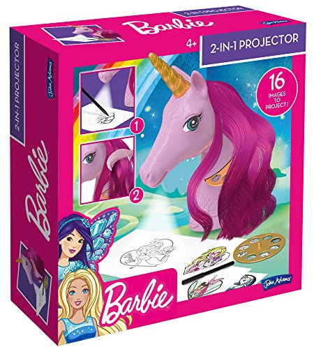 John Adams | Barbie Unicorn Projector: Trace and draw Barbie pictures | Arts & Crafts | Ages 4+