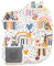 stadtecken Kinder Regal für Musikbox I Geeignet für die Toniebox und ca. 26 Tonies I Geschenkidee I Spielen I Sammeln I zum Aufhängen (After The rain)