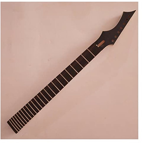 ZUZU Unbehandelter Ahorn 24 Bünde Palisander Griffbrett 7 Saiten E-Gitarrenhals Unfertiger Gitarrenhals