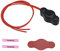 Be In Your Mind 1 Juego de Interruptor de botón Impermeable de 12 V con Conector rápido para iluminación LED de Acento en Motocicletas, Coches, Camiones, ATV, carritos de Golf