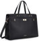 Missnine Laptoptasche für Damen 15,6 Zoll PU-Leder Arbeitstasche große Computer-Aktentasche Business-Büro-Handtasche