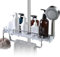 Lolypot Mensola per Doccia Senza Foratura, telescopica, 32-48 cm, Asta Doccia con Porta Asciugamani, per Il Bagno, per la Doccia, per Asta Doccia da 18mm a 25mm (Bianco)