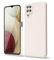 Oakxco für Samsung Galaxy A12/ M12 Hülle Silikon Case mit Kameraschutz, Ultra Dünn Bunt Handyhülle Mädchen, Einfarbig Handy Hülle Slim Schutzhülle, Matt TPU Weich Gummi Glatt Silikonhülle, Beige Titan