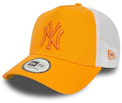 New Era NY Yankees League ESS Trucker Cap Basecap Baseballcap Truckercap Meshcap York Damen/Herren - Snapback, mit Schirm, Schirm Sommer