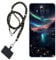 WUACYEAMING Coque pour Huawei Mate 10 Pro,Transparent Doux TPU Silicone Étui pour téléphone Portable Étui Flexible Vue la Montagne+1*Universelle Cordon Telephone Portable
