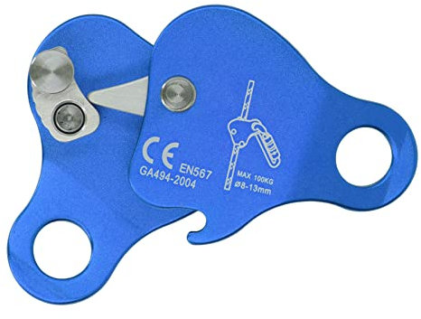 ZAICOLER Self Locking Stopper, Climbing Rope Grab Aluminum Alloy Self Locking Aluminum Alloy Climbing Rope Grab Climbing Rope Grab Stopper 8‑13mm Climbing Rope Grab Stopper for Outdoor