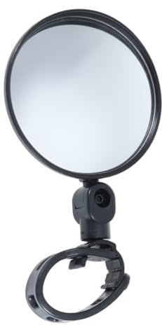 KOMBIUDA Rückspiegel Für Lenker Fahrrad Mit Silikongriff Großem Kratzfestem Spiegel Flexibler Stange Leicht Kompaktes Design Einfache Installation