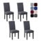 AMFUN Stretch Stuhlhussen für Esszimmerstühle, Stuhlhussen 4er Set, Stretch Hohen Zurück Stuhlhussen Slipcover, Abnehmbarer Waschbarer Stühle Schutz Dekoration für Restaurant Bankett Hochzeit Party