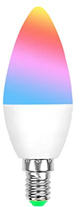 ngnsky Homekit E14 WiFi Smart RGBCW Glühbirne funktioniert mit Homekit Siri Sprachsteuerung