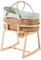 Geuther Moses-Set Babykorb & Untergestell mit Schaukelfunktion | Babywiege für Neugeborene | Babynest | Beistellbett Baby | Baby Bett Komplett Set | Stubenwagen Baby, tragbarer Moseskorb, Mint