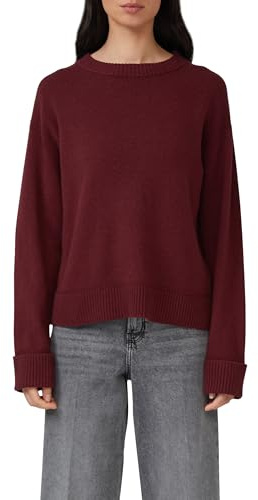 s.Oliver Weicher Strickpullover mit Ärmelaufschlag