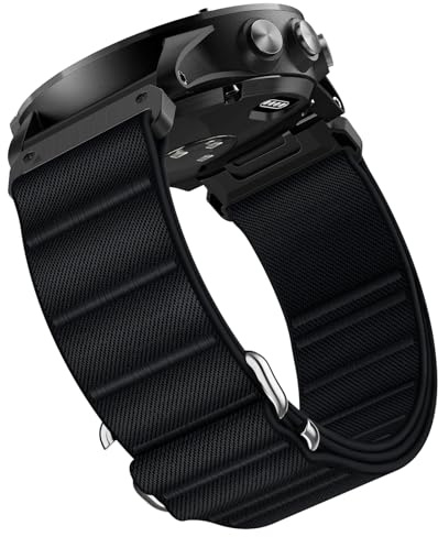 Suitisbest Quickfit Armband 22mm passend für Garmin Fenix 8 47mm/7/6/5/7 Pro/6 Pro/5 Plus, Forerunner 935/945/955/965/970/745, Garmin Instinct 3 45mm, Instinct 2 Solar
