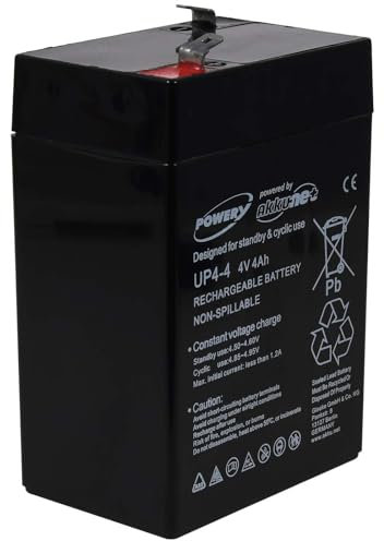 akku-net Batteria al piombo FP440A, 4 V, 4 Ah, 4 V, piombo acido