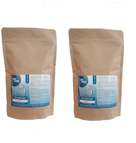 2L Filtergranulat Nachfüllgranulat für Wasserfilter – gegen Kalk & Schadstoffe – für Filterkannen, Kaffeevollautomaten, Bügelstationen, Luftbefeuchter