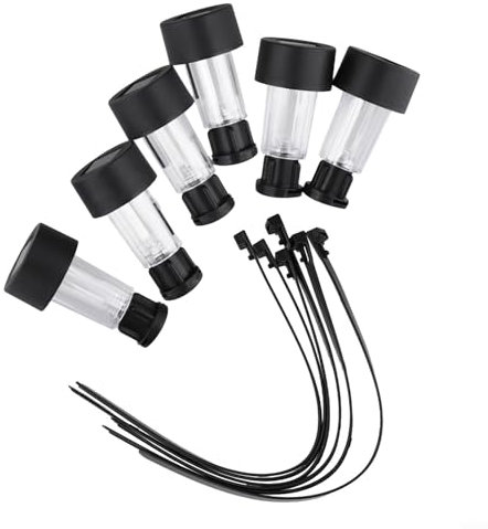 FACAIIO Solar Powered LED Pool Lights Waterproof Night Illumination for Above Ground Swimming Pools Decoration(6pcs)