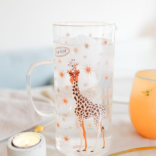 Yvonne Ellen Giraffe Glass Jug