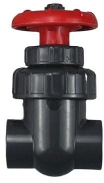HABHYUDP 2 Stück Kugelhahn 25/32/40 mm Absperrschieber Präzisions-Durchflussregelung Schleusenschalter for Gartenbewässerung Aquarium Hohe Druckbeständigkeit(Black,40mm)