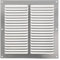 Amig - Griglia quadrata in alluminio | Griglie di ventilazione per presa d'aria | Ideale per soffitto cucina e bagno | Misure 200 x 200 mm | Colore argento