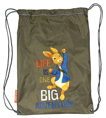 Peter Rabbit & Friends Waterproof Drawstring Boot Bag Khaki