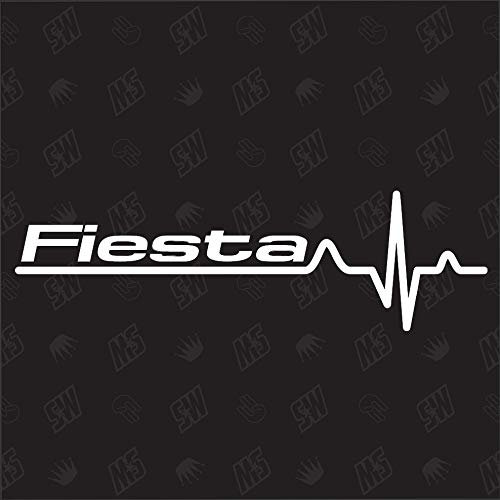 Fiesta Herzschlag - Sticker für Ford