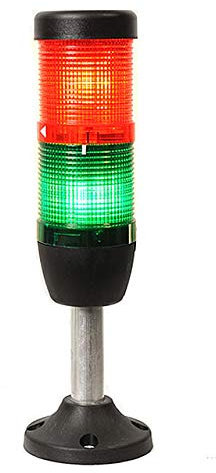 LED Signalsäule Meldesäule Kontrollsäule Anzeigesäule Leuchtmelder 2 Lichtmodule