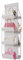 AARAINBOW Hanging Purse Organizer, 8 Pockets, Women Handbag Holder, Hanging Closet Bag Organizer, 44.5L x 13.5W, C-Light Gray
