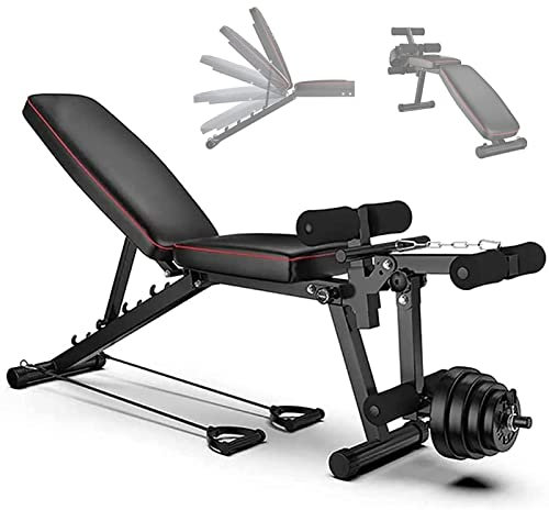 NTWXY Hantelbank Klappbr Sit-ups Bank Profihantel Hantelbank Bauchtrainer Hause Bankdrücken Sit-up-Board Sportgeräte