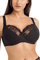 Teyli Reggiseni Donna Cotone - Reggiseno Morbido Ferretto - Reggiseno Donna Spalline Regolabili – Reggiseni Finiture in Pizzo Nero 7F
