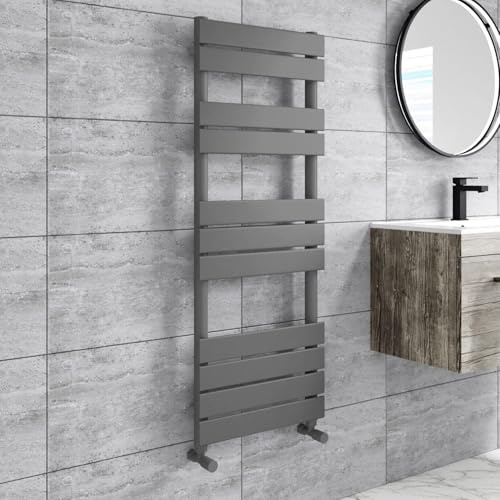 Anthracite Towel Radiator 1200 x 450mm - Tundra