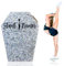 Stunt Trainer Cheer Ständer für Cheerleading Flyer Balance und Stunting Cheerleader Trainingsbrett Ausrüstung für Flexibilität Rumpfkraft und Konditionierung, Grau