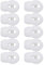 Yutoner 5 Paar AirPods-Ohrstöpsel, rutschfest, Silikon, kompatibel mit Apple AirPods 2 & AirPods oder EarPods-【Passt nicht in die Ladehülle】 (weiß)