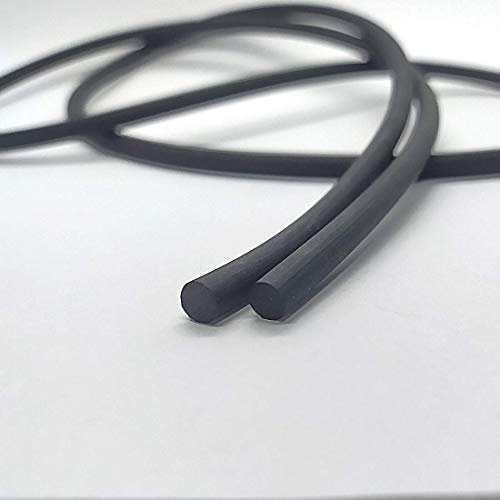 Rundschnur 9mm aus Fluorkautschuk - FKM/FPM für O-Ring | Länge 1M - Meterware - Durchmesser 9 mm | Dichtschnur Dichtung - 75 ShA