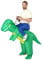FXICH Disfraz de dinosaurio hinchable para adulto,Disfraz de dinosaurio para Halloween.