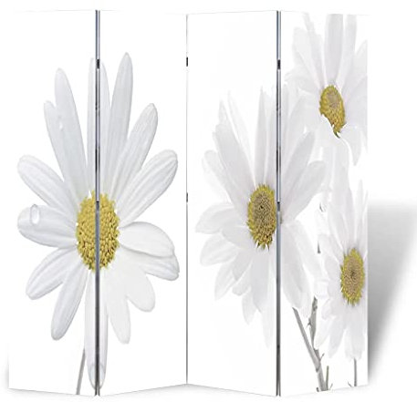 INLIFE Raumteiler klappbar 160 x 170 cm Blume