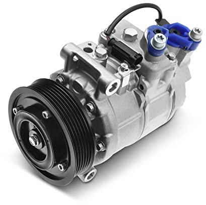 Frankberg Compresor de aire acondicionado Compresor de aire acondicionado con embrague Gasolina Compatible con 5 Series E60 520i 2.0L (115 KW/156 PS) 2007-2010 Replace# 64526980044, aceite premezclado