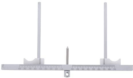 FEPS Zylindermesslehre Aluminium silber Messlehre für Profilzylinder FE-ML002