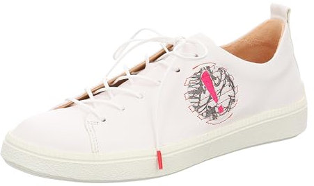 Think Damen TURNA nachhaltige Wechselfußbett Sneaker, Bianco/Kombi 1010, 40.5 EU