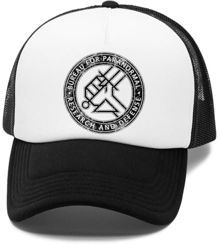Generisch Hellboy BPRD Baseball-Kopfkappe, Unisex, Snapback