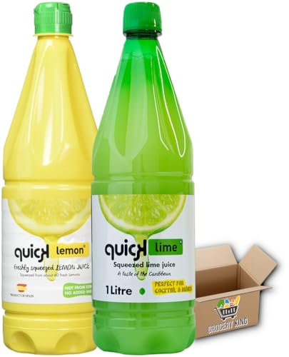 Lemon Juice Not from Concentrate 1x1L + Lime Juice Squeezed Lime Juice 1x1L Grocery King